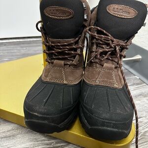L.L. Bean Men's Brown and Black Boots